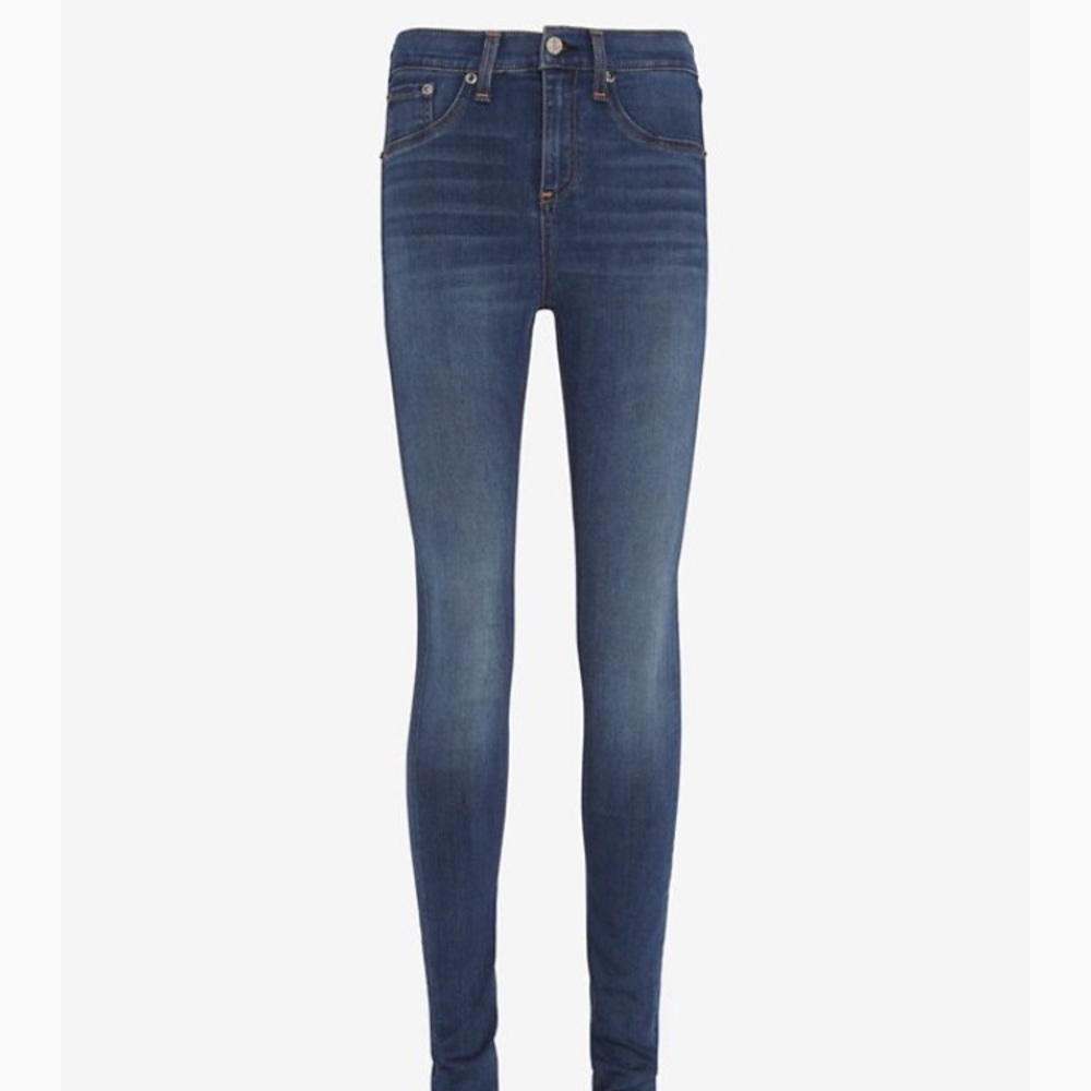 R&B High rise jeans. 10 inch skinny size 25. NWT